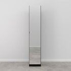 Guarda Roupa Modulado 1 Porta Com Espelho 6 Prateleiras Hera