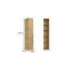 Guarda Roupa Modulado 1 Porta Com Prateleiras 100% Mdf Infini