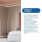 Guarda-roupa Modulado 1 Porta Infinity Branco Line/duna