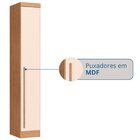 Guarda-roupa Modulado 1 Porta Infinity Cedro/blush Line
