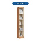 Guarda-roupa Modulado 1 Porta Infinity Cedro/blush Line