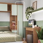 Guarda-roupa Modulado 1 Porta Infinity Cedro/pistache Line