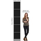 Guarda Roupa Modulado 1 Porta Requinte+ 100% Mdf Duna Line