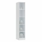 Guarda Roupa Modulado 1 Porta Requinte + 100% Mdf Branco Line