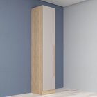 Guarda Roupa Modulado 1 Porta San Diego Aveiro Oak/cinza Urba
