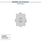 Guarda-roupa Modulado 2 Peças 2 Portas Jade Cabecasa Madeirao