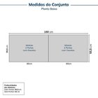 Guarda-roupa Modulado 2 Peças 4 Portas Jade Cabecasa Madeirao