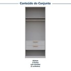 Guarda-roupa Modulado 2 Peças 4 Portas Jade Cabecasa Madeirao