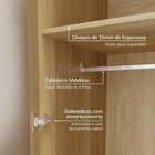Guarda-roupa Modulado 2 Peças 4 Portas Jade Cabecasa Madeirao