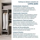 Guarda-roupa Modulado 2 Peças Sem Portas Jade Cabecasa Madeir