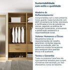Guarda-roupa Modulado 2 Peças Sem Portas Jade Cabecasa Madeir