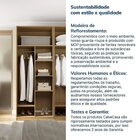 Guarda-roupa Modulado 2 Peças Sem Portas Jade Cabecasa Madeir