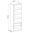 Guarda Roupa Modulado 2 Portas 2 Gavetas Elegance Móveis Cast