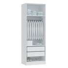 Guarda Roupa Modulado 2 Portas 2 Gavetas Requinte 100% Mdf Br