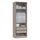 Guarda Roupa Modulado 2 Portas 2 Gavetas Requinte 100% Mdf Du