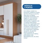 Guarda-roupa Modulado 2 Portas 3 Gavetas Com Prateleiras Infi