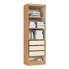 Guarda-roupa Modulado 2 Portas 3 Gavetas Com Prateleiras Infi