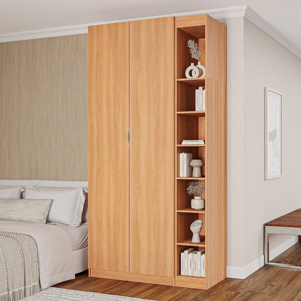 Guarda-roupa Modulado 2 Portas 3 Peças Hera Cabecasa Madeirao