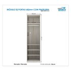 Guarda Roupa Modulado 2 Portas 682mm Com Prateleiras Doce Vid