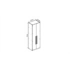 Guarda-roupa Modulado 2 Portas Com Cabideiro 100% Mdf Infinit