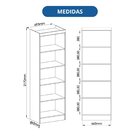 Guarda-roupa Modulado 2 Portas Com Prateleiras Infinity Branc