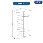 Guarda Roupa Modulado 2 Portas De Correr 2 Gavetas Requinte 1