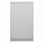 Guarda-Roupa Modulado 2 Portas de Correr 3 Gavetas MDP Branco 230x134,5x54cm Milano Luciane