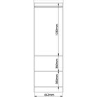 Guarda Roupa Modulado 2 Portas Infinity  Branco Line