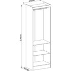 Guarda Roupa Modulado 2 Portas Infinity  Branco Line