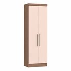 Guarda Roupa Modulado 2 Portas Infinity  Macadâmia/blush Line