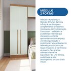 Guarda-roupa Modulado 2 Portas Infinity Cedro/pistache Line
