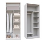 Guarda-roupa Modulado 2 Portas Reflecta Com Prateleiras Jade