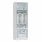 Guarda Roupa Modulado 2 Portas Requinte 100% Mdf Branco Line