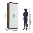 Guarda-roupa Modulado 2 Portas Sauá Cabecasa Madeiraoriginals