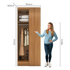 Guarda-roupa Modulado 3 Peças 3 Portas 3 Gavetas Com Maleiro