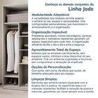 Guarda-roupa Modulado 3 Peças 6 Portas Jade Cabecasa Madeirao