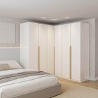 Guarda-roupa Modulado 3 Peças 6 Portas Jade Cabecasa Madeirao