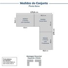 Guarda-roupa Modulado 3 Peças 6 Portas Jade Cabecasa Madeirao