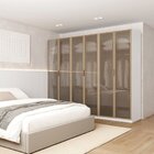 Guarda-roupa Modulado 3 Peças 6 Portas Jade Cabecasa Madeirao