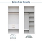 Guarda-roupa Modulado 3 Peças Jade Cabecasa Madeiraoriginals