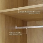 Guarda-roupa Modulado 3 Peças Sem Portas Jade Cabecasa Madeir