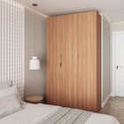 Guarda Roupa Modulado 3 Portas Com Cabideiro Hera Cabecasa Ma