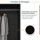Guarda Roupa Modulado 3 Portas Com Cabideiro Hera Cabecasa Ma