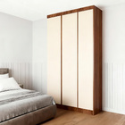 Guarda-Roupa Modulado 3 Portas de Abrir 2 Gavetas MDP Avelã 101,5x230x46,5 Milano Luciane