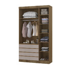 Guarda Roupa Modulado 3 Portas E 4 Gavetas 132cm Veneza Lucia