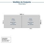 Guarda-roupa Modulado 4 Peças 4 Portas Jade Cabecasa Madeirao