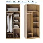 Guarda-roupa Modulado 4 Peças 4 Portas Jade Cabecasa Madeirao