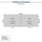 Guarda-roupa Modulado 4 Peças 4 Portas Jade Cabecasa Madeirao