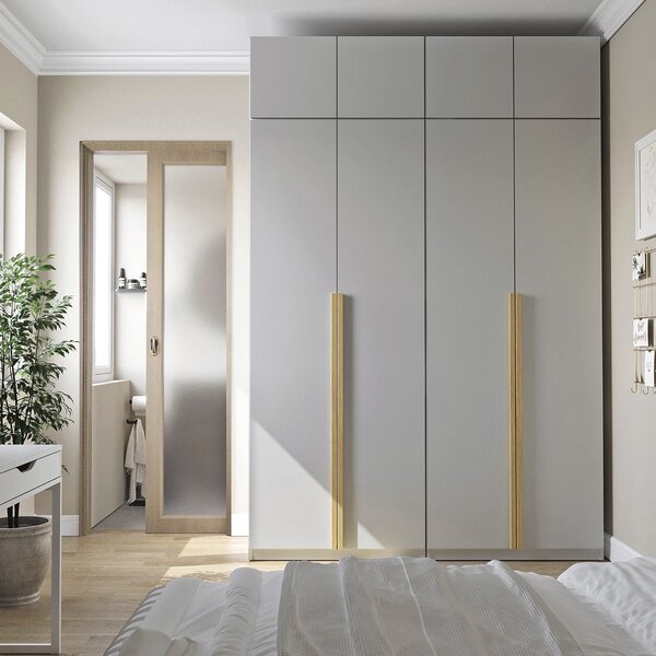 Guarda-roupa Modulado 4 Peças 8 Portas Jade Cabecasa Madeirao