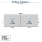 Guarda-roupa Modulado 4 Peças 8 Portas Jade Cabecasa Madeirao